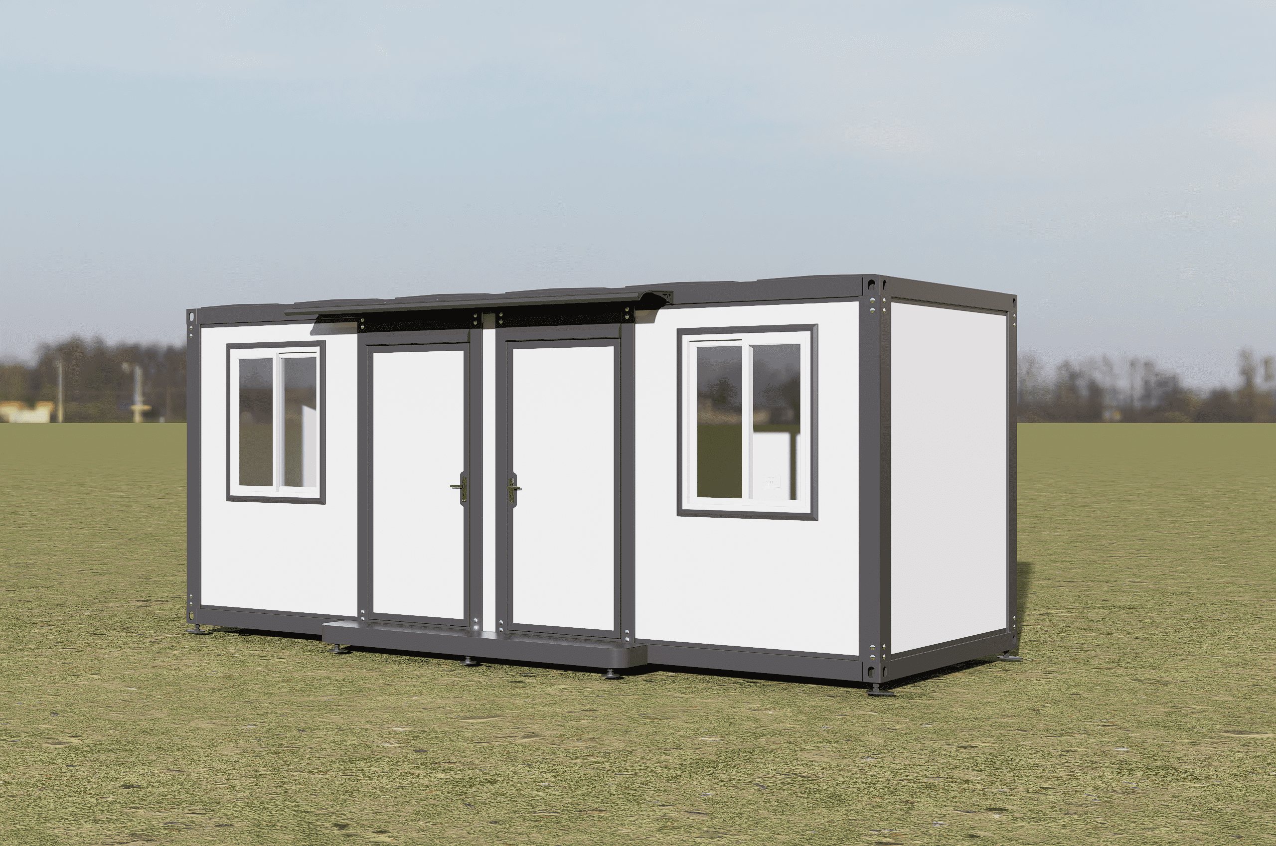 20ft D-Type Two-Bedroom with Bathroom