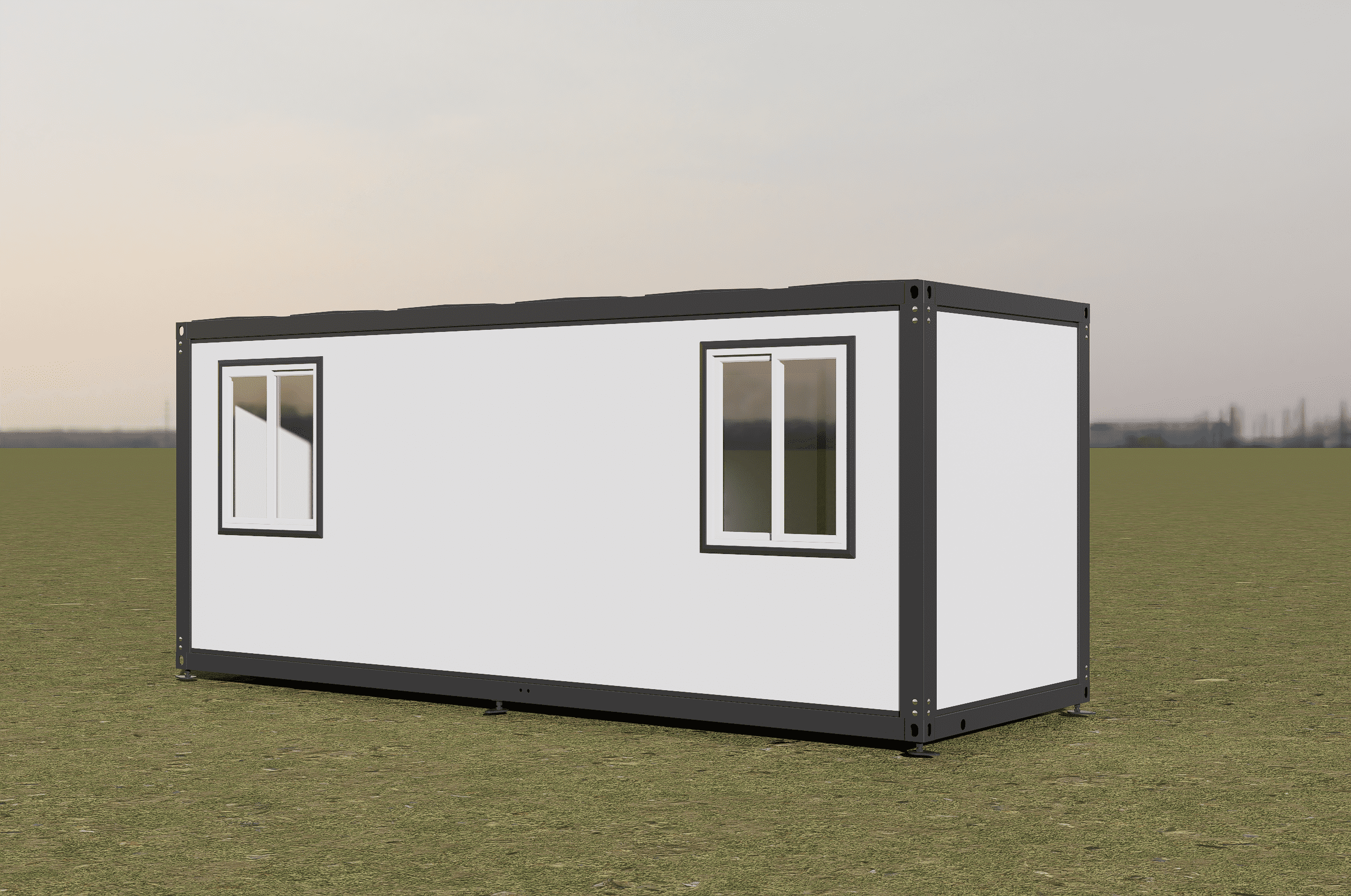 20ft D-Type Two-Bedroom with Bathroom