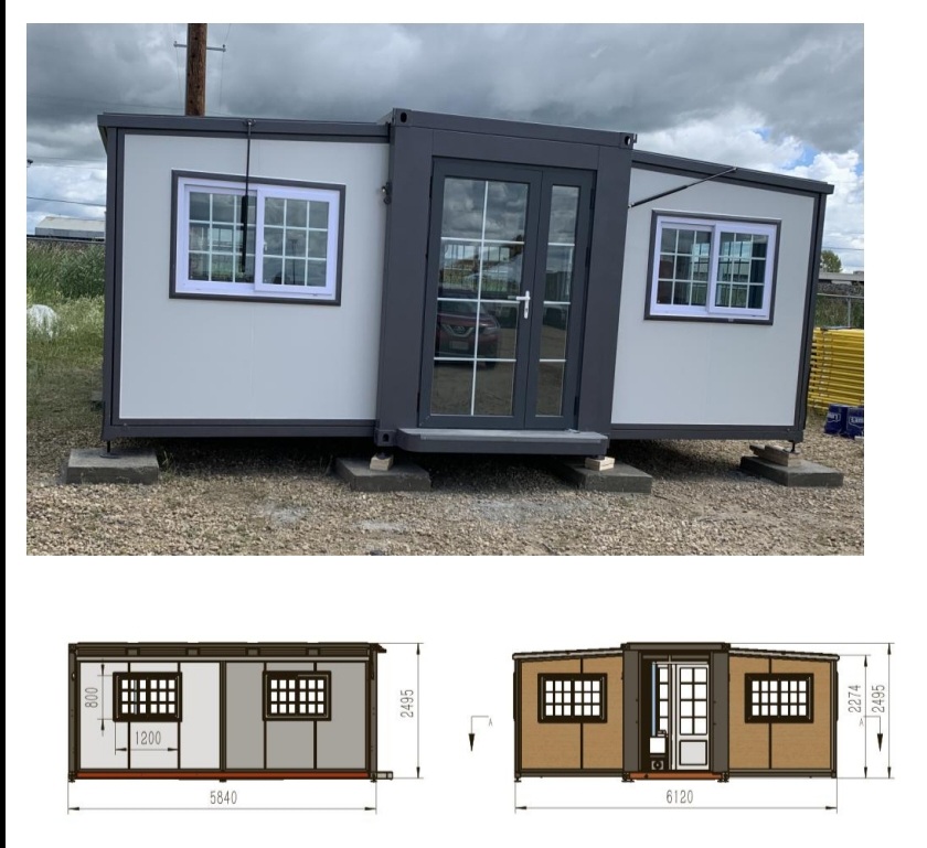 20ft Fold-Out Open-Plan Home