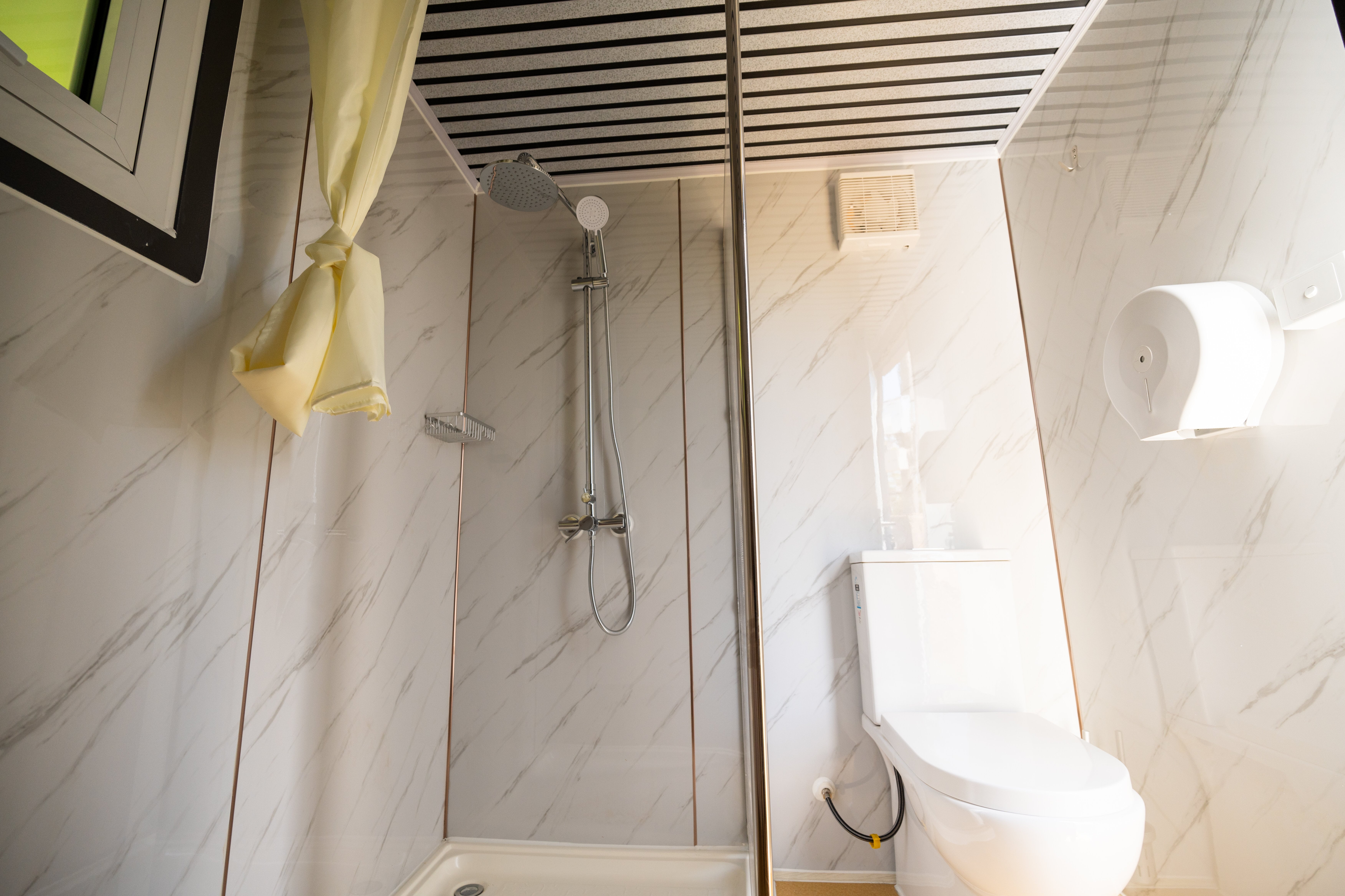 Deluxe Toilet and Shower