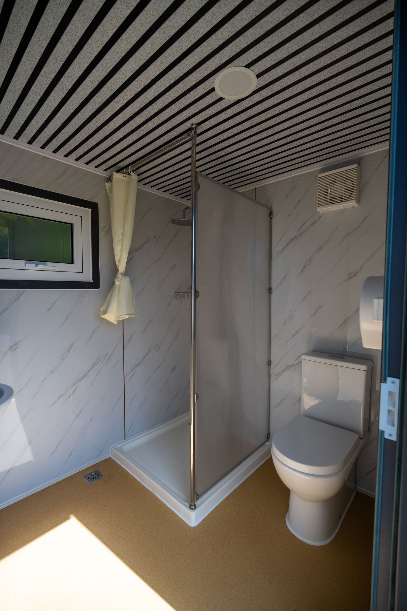 Deluxe Toilet and Shower
