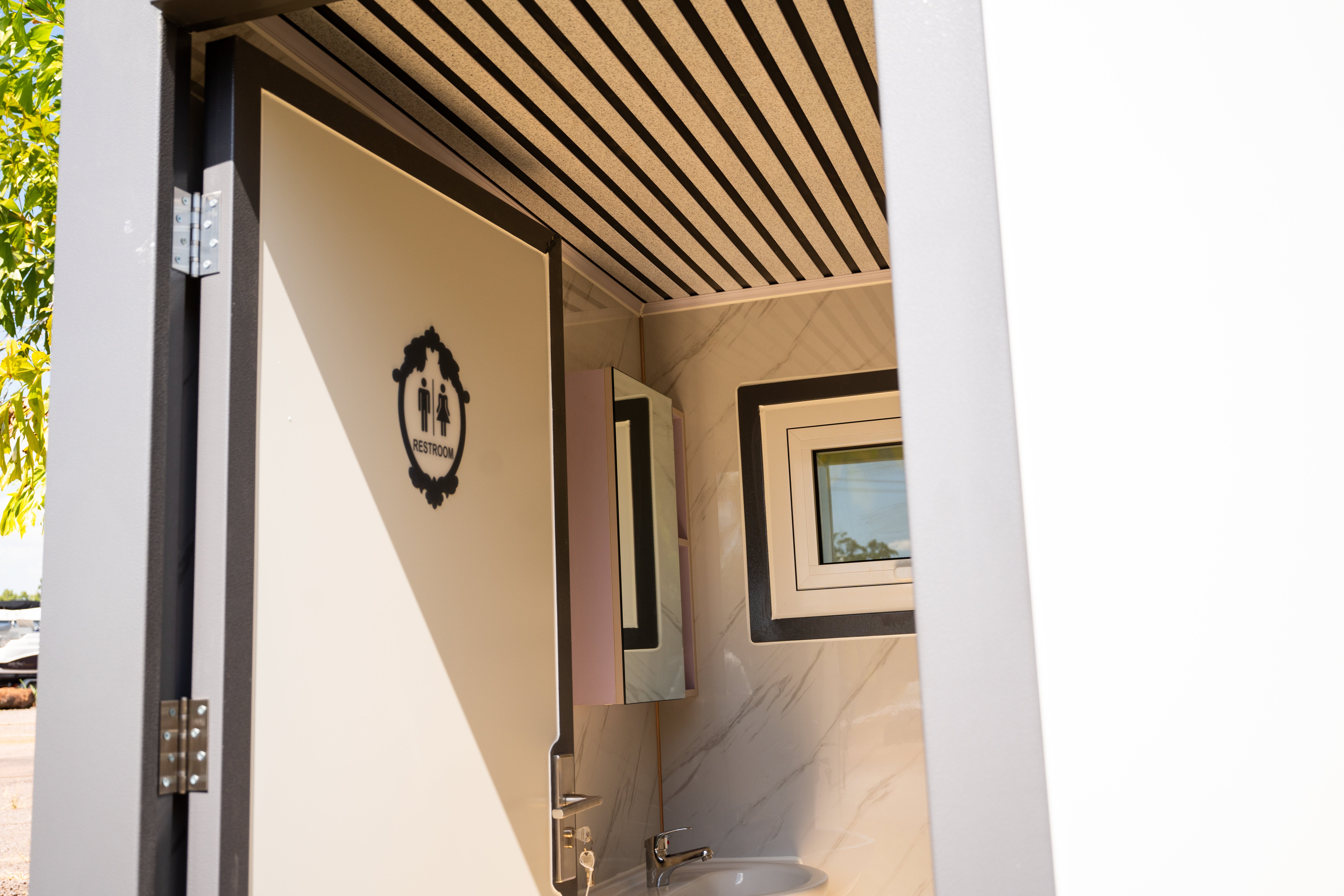 Deluxe Toilet and Shower