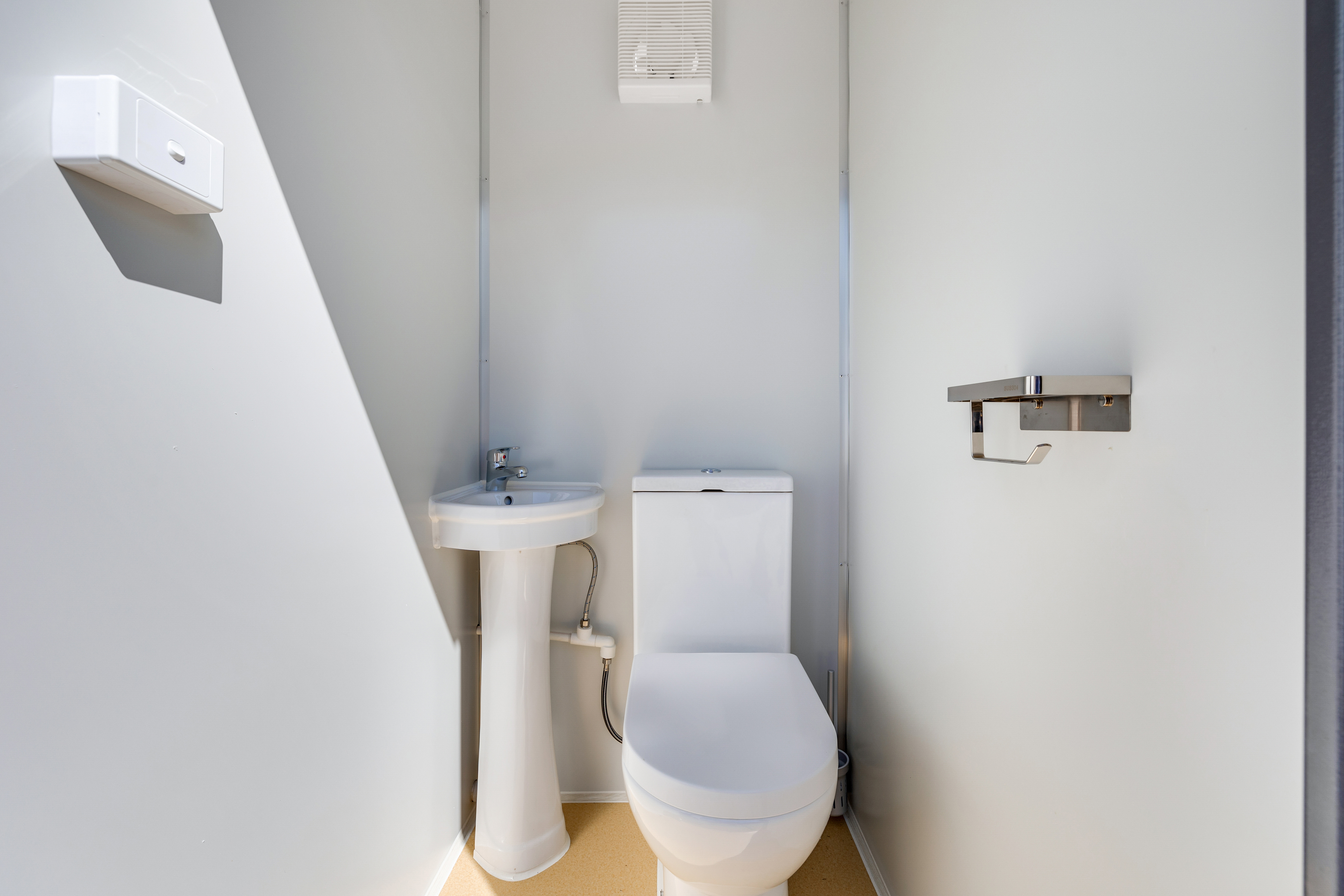 Portable Double Toilet Block