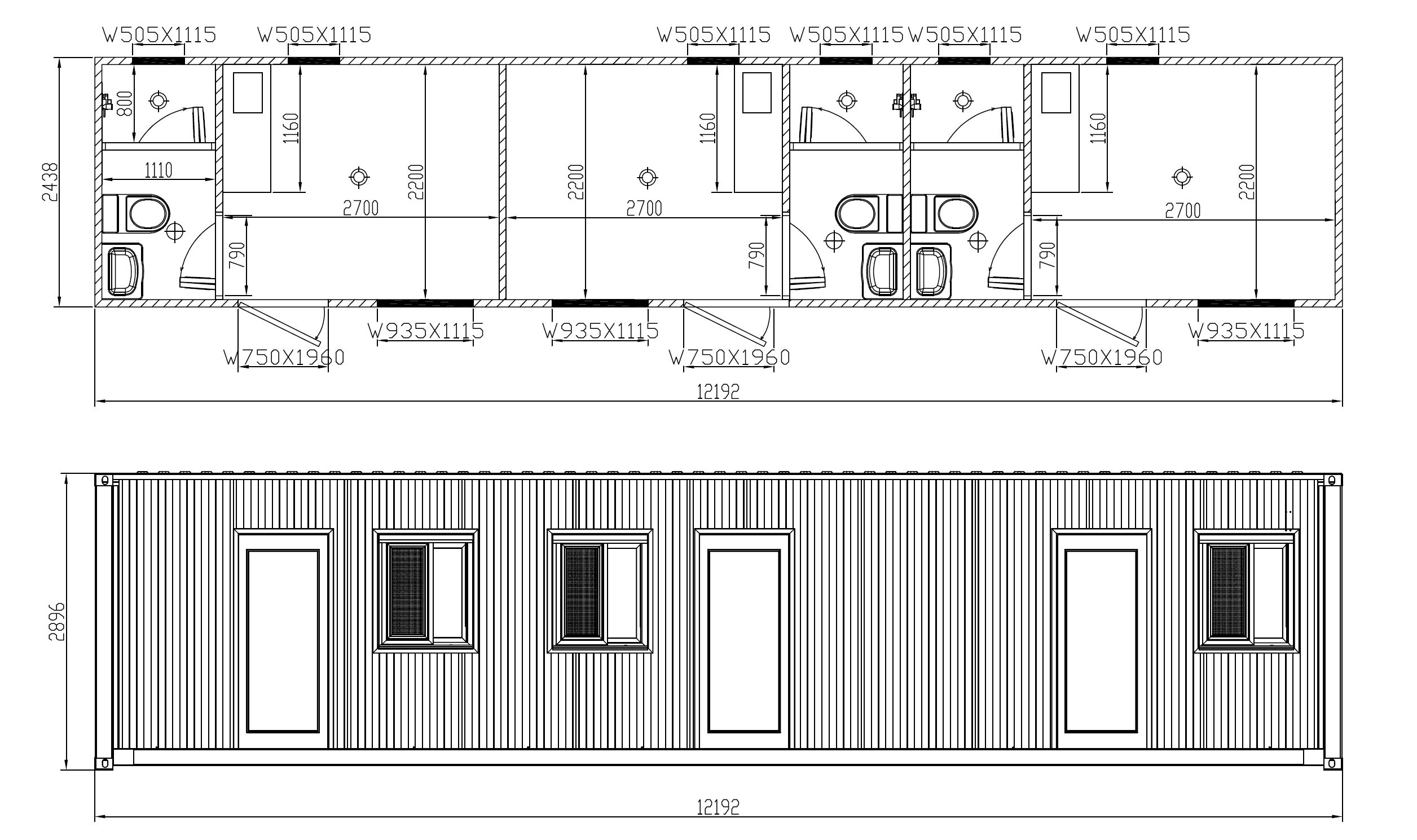 Worker Accommodation – 3x room w/ ensuites